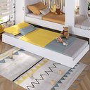 Ver imagem 2 de Cama Auxiliar para Colchão 78x188cm Cocadinha Multimóveis Bb354 Branco