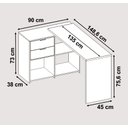 Ver imagem 7 de Mesa para Computador Office Nt 2060 Nogal - Notável