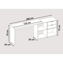 Ver imagem 6 de Mesa para Computador Office Nt 2060 Nogal - Notável