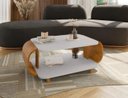Ver imagem 2 de Mesa de Centro Floripa Off-white/naturalle - Bechara