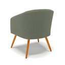 Ver imagem 7 de Poltrona Decorativa Pé Palito Castanho Stella Bouclê Menta D03 - D'Rossi