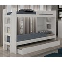 Ver imagem 1 de Beliche Infantil com Cama Auxiliar - 125-Neve - Star Móveis