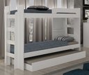 Ver imagem 1 de Beliche Infantil com Cama Auxiliar - 125-Neve - Star Móveis