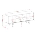 Ver imagem 4 de Painel Lisboa para Tv até 55 Polegadas - Fendi/ Naturale - Madetec