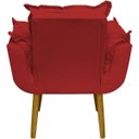 Ver imagem 2 de Poltrona Decorativa Reforçada para Sala Alice para Recepção Manicure Escritório Suede