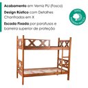 Ver imagem 4 de Beliche Madeira Macica Xila Escada Fixa Mogno Mell Nath