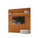 Ver imagem 4 de Painel Piso Teto New Guaporé com Rack Bancada Selene New Luna Ambiente Cinamomo Off White - Madetec