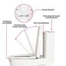 Vaso Sanitário Monobloco Kit Privada com Assento Completo Branco (gvs55mbsfa-br) - 8