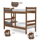 Ver imagem 3 de Beliche Solteiro Que Vira Duas Camas Luke Castanho