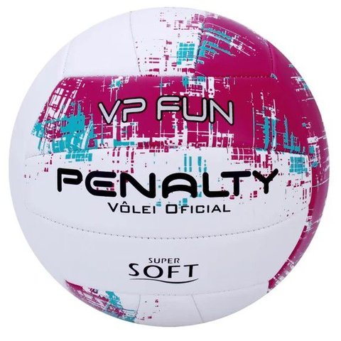 Bola de Vôlei Penalty VP Fun - Branco/Rosa