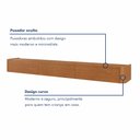 Ver imagem 5 de Aparador Suspenso 100% MDF 3 Gavetas 180cm Apolo Marrom/Marromle