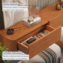 Ver imagem 6 de Aparador Suspenso 100% MDF 3 Gavetas 180cm Apolo Marrom/Marromle