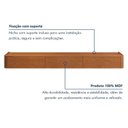 Ver imagem 7 de Aparador Suspenso 100% MDF 3 Gavetas 180cm Apolo Marrom/Marromle