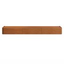 Ver imagem 2 de Aparador Suspenso 100% MDF 3 Gavetas 180cm Apolo Marrom/Marromle