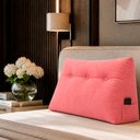 Ver imagem 5 de Almofada Decorativa Cabeceira Encosto Apoio de Lombar Solteiro Suede Rosa - Monari Design