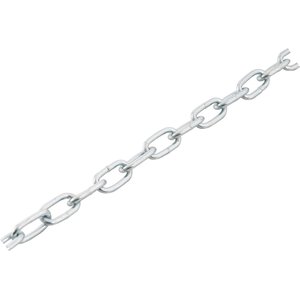 Corrente 1/4 Curta Zincada Balde Plástico Com 25 Quilos - V