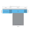 Ver imagem 5 de Guarda Roupa Modulado Casal 7 Pts 5 Gavetas Cabeceira Master Móveis Avelã Rústico com Ártico Rú