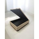 Ver imagem 7 de Base Box Bau Casal Linho Bege ( Blindada ) Super Reforçada