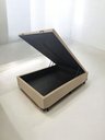 Ver imagem 7 de Base Box Bau Casal Linho Bege ( Blindada ) Super Reforçada