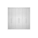 Ver imagem 1 de Modulado de Quarto Guarda Roupa Rizon C/ 6 Portas e 8 Gavetas Branco - Novo Horizonte
