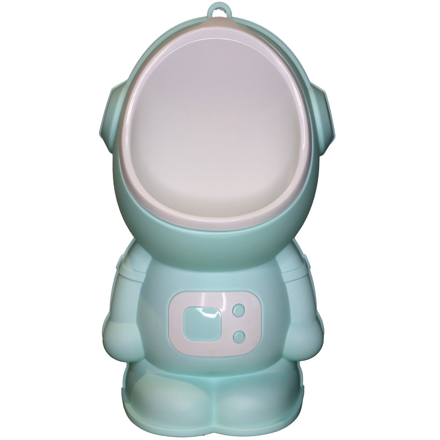 Mictório Infantil Portátil Penico para Meninos Modelo Astronauta Lorben Azul Claro