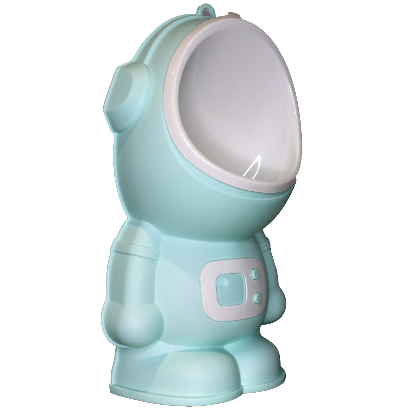 Mictório Infantil Portátil Penico para Meninos Modelo Astronauta Lorben Azul Claro - 2