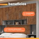 Ver imagem 6 de Dormitório Completo Georgia Ja Avelã / Jequitibá para Cama Box 1,58m Queen
