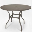 Ver imagem 2 de Mesa para Jardim com Tampo Ripado em Alumínio