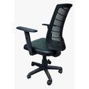 Ver imagem 3 de Cadeira Escritorio Micro C/bra Reg Base Gir Preto