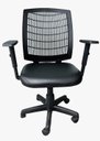 Ver imagem 2 de Cadeira Escritorio Micro C/bra Reg Base Gir Preto