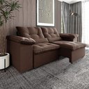 Ver imagem 1 de Estofado Barcelona 210cm Retrátil e Reclinável Galego Home