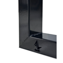 Ver imagem 2 de Pé de Mesa 60x72 - Modelo Slim - Black Piano - Par