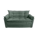 Ver imagem 1 de Sofá Small 3 Lugares Conforto 160cm Suede Cinza Herrero Decor