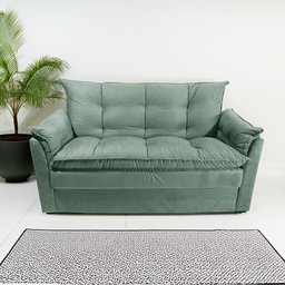 Sofá Small 3 Lugares Conforto 160cm Suede Cinza Herrero Decor - 3