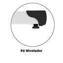 Ver imagem 5 de Mesa de Escritório Reta M90 P15 Tubular MDP 90cm Branco Pandin Móveis
