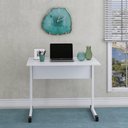 Ver imagem 6 de Mesa de Escritório Reta M90 P15 Tubular MDP 90cm Branco Pandin Móveis