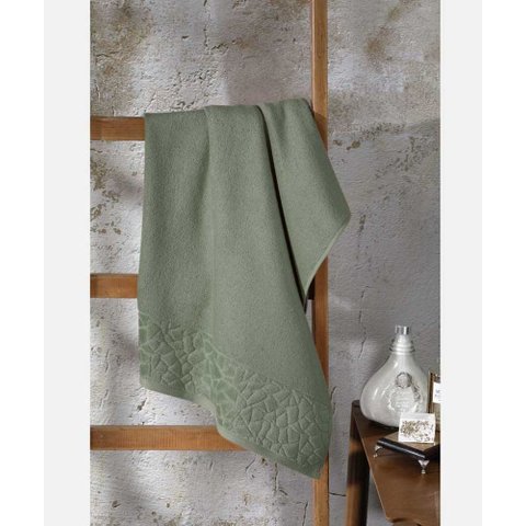 Toalha Felpuda Jacquard Confort Fj-6509 - Dohler - Banhão 0,90x1,50m - Verde