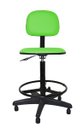 Ver imagem 2 de Cadeira Caixa Secretaria Polo - Couro Sintetico Corano - Verde