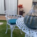 Ver imagem 7 de Mesa Alumínio Fundido Viena 80cm para Jardim Piscina Varanda