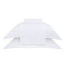Ver imagem 1 de Jogo de Cama Queen Damask Stripes Branco 4 Peças 300 Fios 100% Algodão Buddemeyer