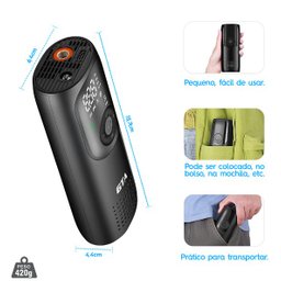 Bomba de Ar GTA Portátil - Sem Fio Portátil Smart Plus 150 PIS Com Bateria de 2000Mah Sem Fio - 4