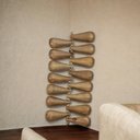 Ver imagem 2 de Adorno Escultura Parede/mesa Peao Madeira Itamaraty Reginez
