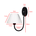 Ver imagem 3 de Arandela de Parede Colonial Retrô Americana Estilo J - Soquete E-27 – Abf Luminárias:preto