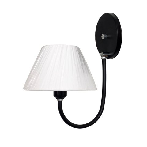 Arandela de Parede Colonial Retrô Americana Estilo J - Soquete E-27 – Abf Luminárias:preto