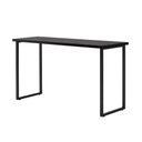 Ver imagem 2 de Mesa Aparador 1,20m Industrial Ferro e Madeira para Escritório Estudo e Notebook - Preto