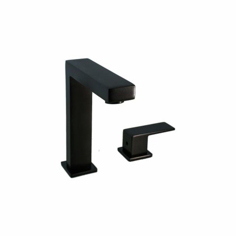 Torneira de Pia para Banheiro com Registro - Preto Fosco - Color Flaunt