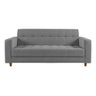 Sofá 3 lugares Verona 1,80m Suede Cinza - Renascer Decor - 1