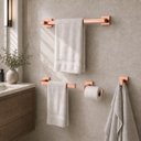 Ver imagem 6 de Kit Acessório 4 Peças Rose Gold Aço Inox 304 Premium Goldenx