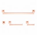 Ver imagem 2 de Kit Acessório 4 Peças Rose Gold Aço Inox 304 Premium Goldenx