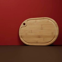 Tábua Oval Bamboo 33cm x 23cm - 7
